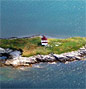 Queensport Lighthouse on Nova Scotia's Chedabucto Bay